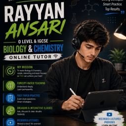 Rayyan Ansari - Home and Online Tutor in Karachi