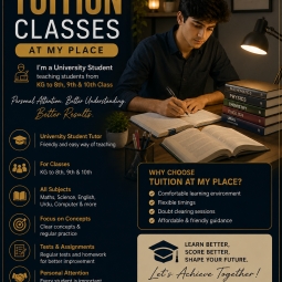 Muhammad Taha - Matriculation Home and Online Tutor in Faisalabad